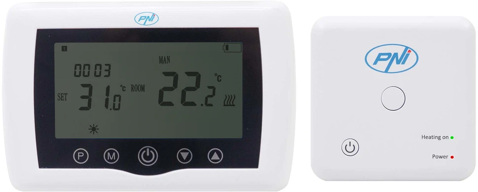 Išmanusis termostatas PNI CT36 belaidis, su WiFi, valdymu internetu, šiluminėms elektrinėms, APP TuyaSmart