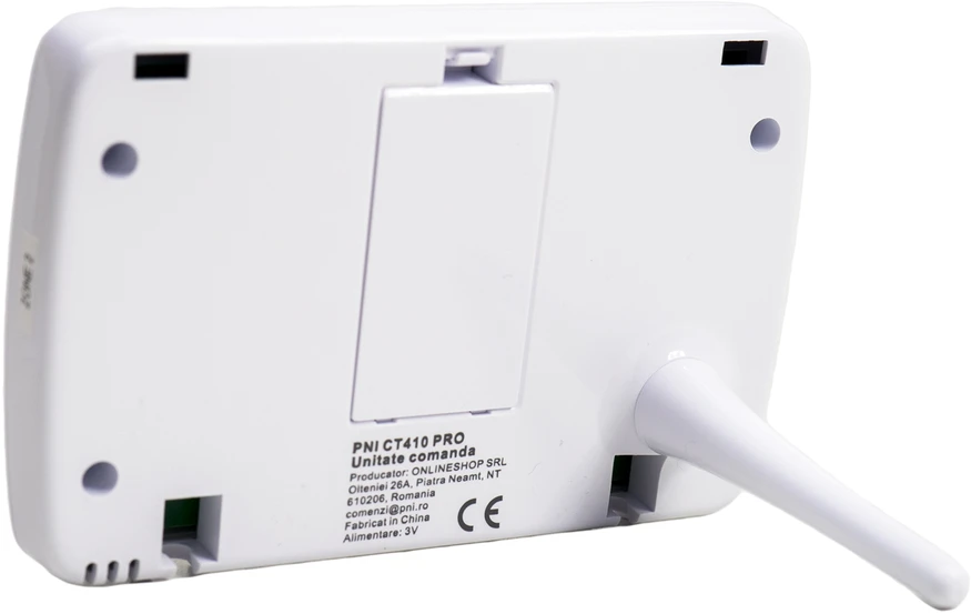 Išmanusis termostatas PNI CT410 PRO belaidis, su WiFi, 2 zonų valdymas internetu, šildymo sistemoms, siurbliams, elektromagnetiniams vožtuvams, TuyaSmart programėlė, histerezė 0,2 °C