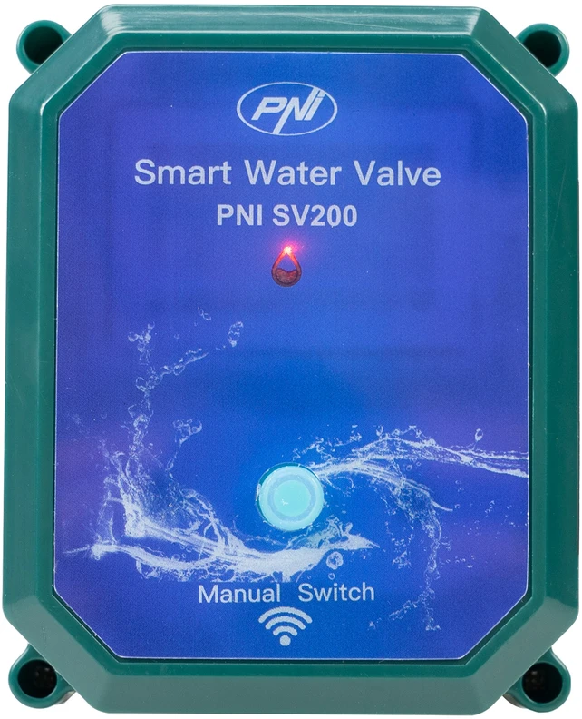 Išmanusis vandens vožtuvas PNI SV200, „Wi-Fi“ ryšys, IP65, DN20, 3/4, „Tuya“ programėlė, suderinamas su „Amazon Alexa“ ir „Google Home“