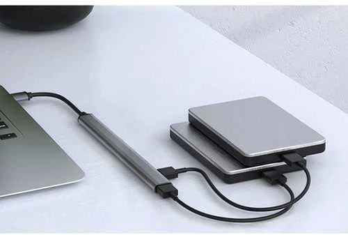 Iso Trade HUB USB- 1 port 3.2 + 6 jungtys 2.0 Izoxis 24374