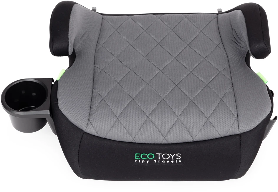 ISOFIX Car Booster Seat for Children i-SIZE Height 125-150 cm Cup Holder ECOTOYS