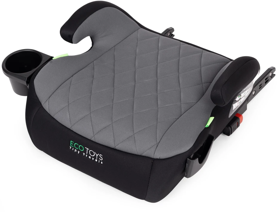 ISOFIX Car Booster Seat for Children i-SIZE Height 125-150 cm Cup Holder ECOTOYS