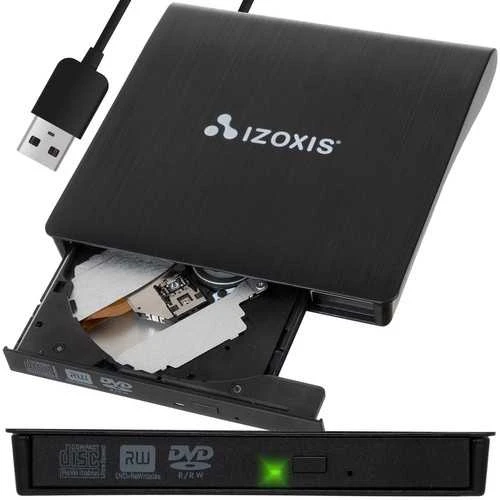 Išorinis diskas + CD įrašymo įrenginys Izoxis 24351