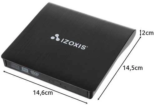 Išorinis diskas + CD įrašymo įrenginys Izoxis 24351