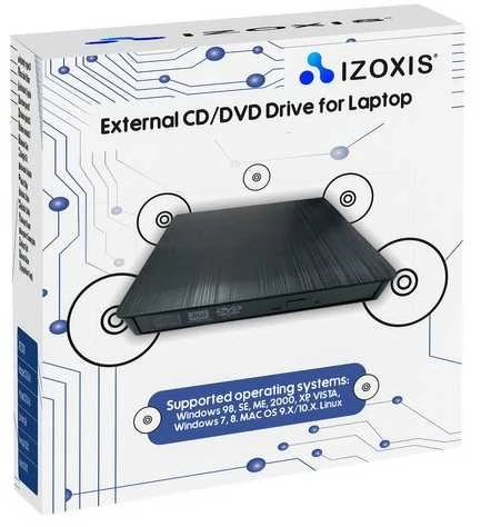 Išorinis diskas + CD įrašymo įrenginys Izoxis 24351