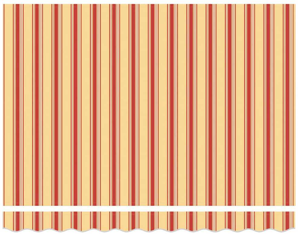 Ištraukiama markizė Geltona ir Oranžinė 350 x 250 cm