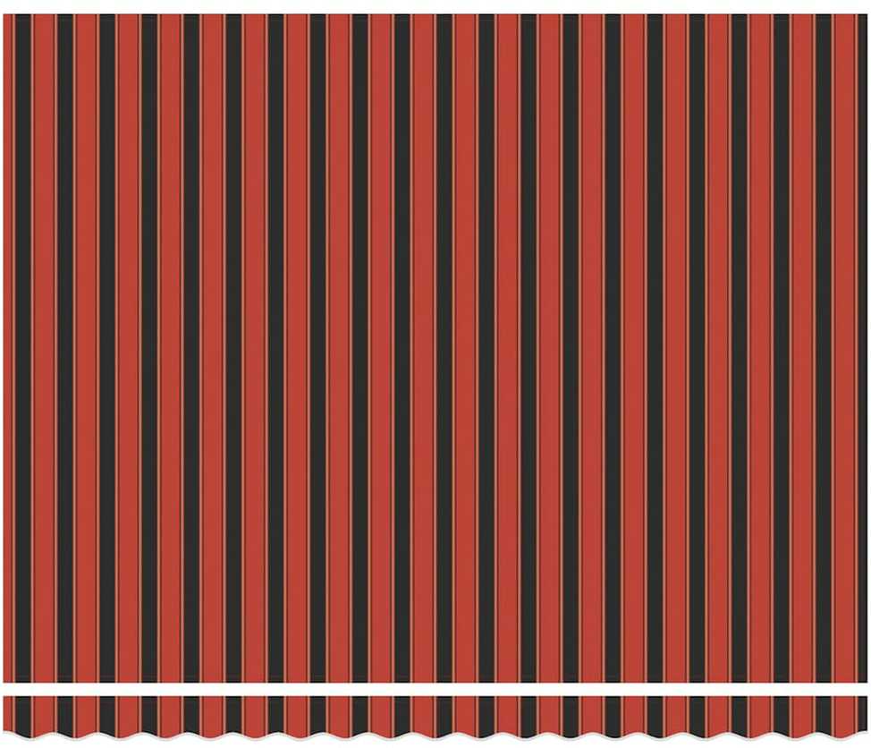 Ištraukiama markizė oranžinė ir ruda 350 x 250 cm