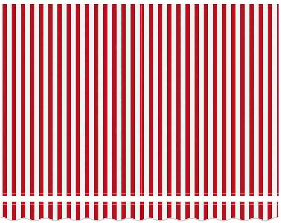 Ištraukiama markizė Raudona ir balta 350 x 250 cm