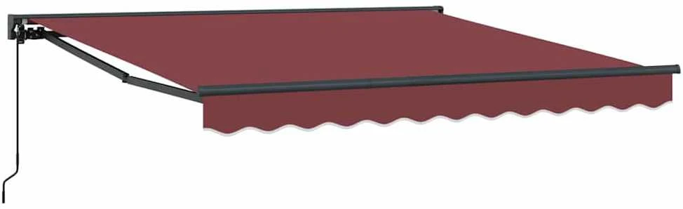 Ištraukiama markizė Bordo raudona 350x250 cm audinys 3330243