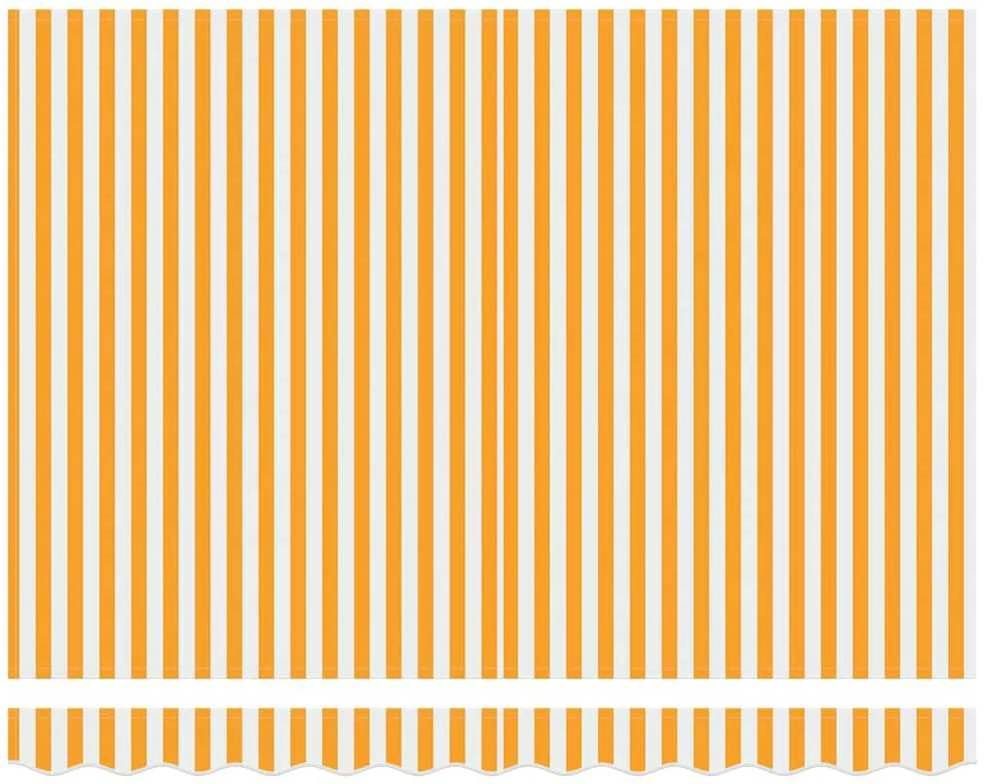 Ištraukiama markizė Geltona ir balta 300x250 cm audinys 3329927