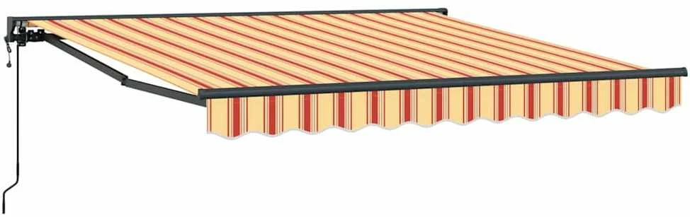 Ištraukiama markizė Geltona ir Oranžinė 350x250 cm audinys 3330266
