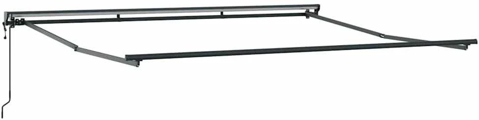 Ištraukiama markizė Oranžinė ir balta 350x250 cm audinys 3330216