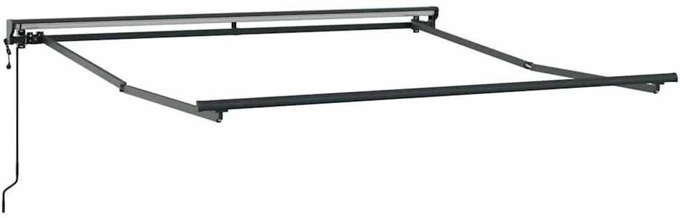Ištraukiama markizė Oranžinė ir ruda 350x250 cm audinys 3330242