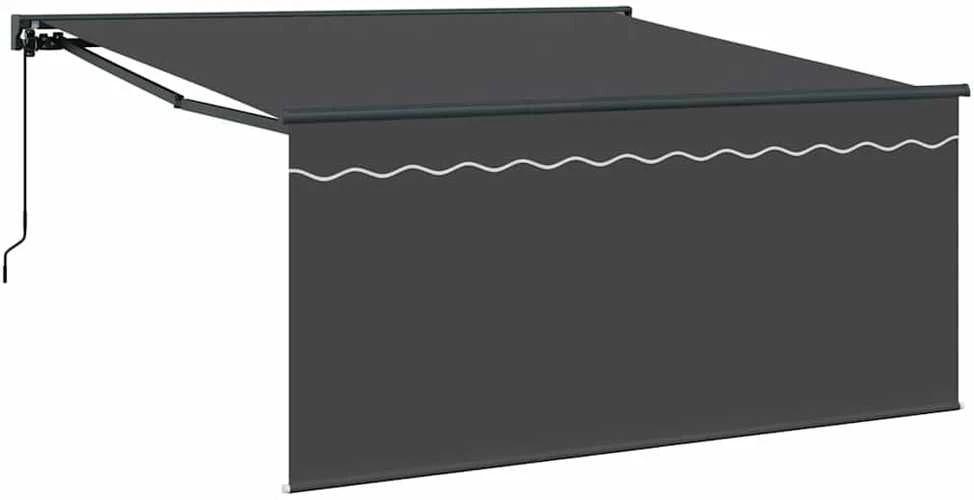 Ištraukiama markizė Pilka ir antracitas 350 x 250 cm 3330223