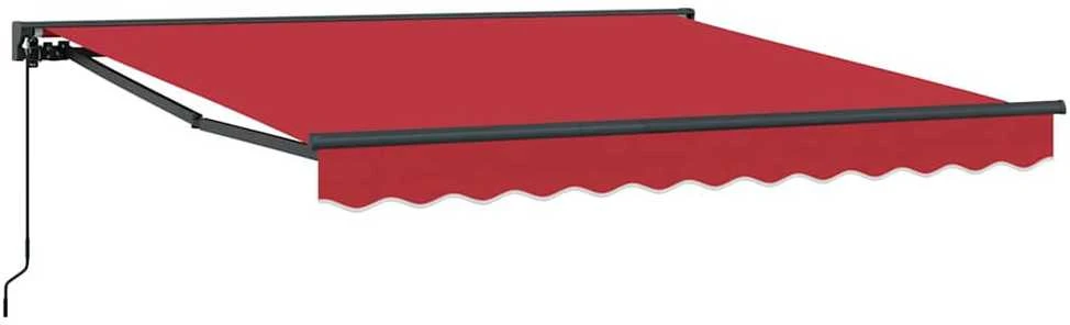 Markizės rėmas Raudona 300 x 250 cm Poliesteris su PU danga