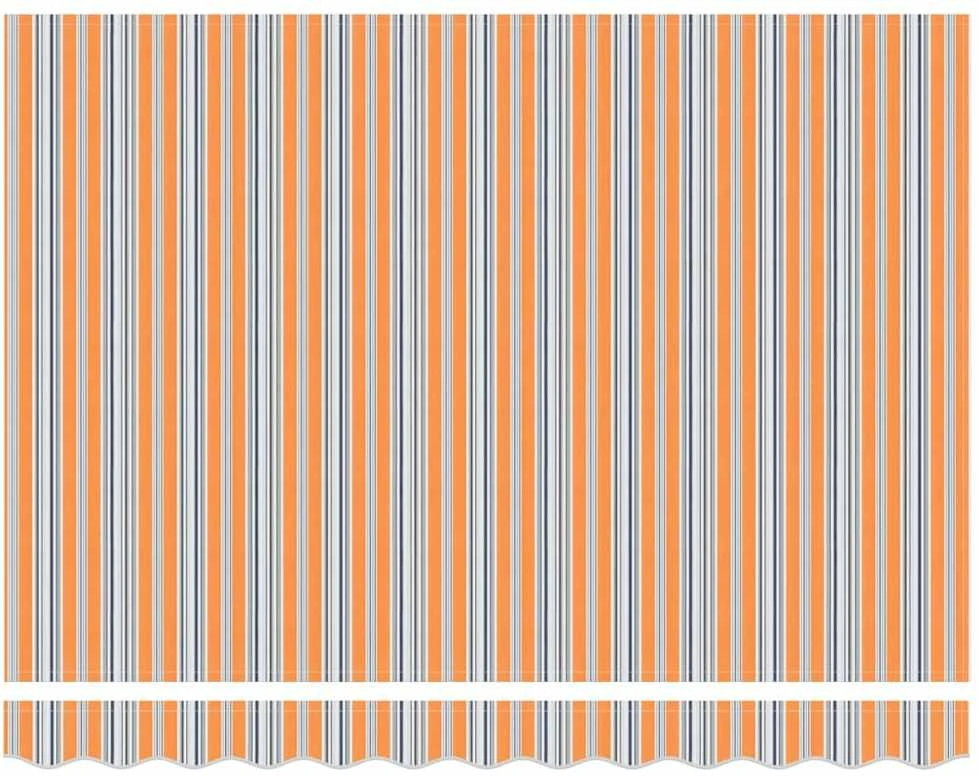 Ištraukiama markizė Spalvotas dryžius 350x250 cm audinys 3330301
