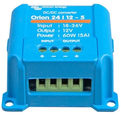 Įtampos keitiklis DC/DC 24V:12V 5A (60W) Orion-Tr, galvaniškai ne izoliuotas, IP43, Victron Energy