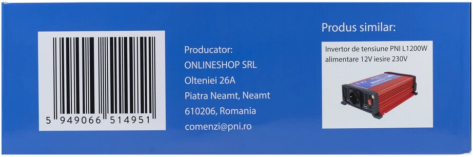 Įtampos keitiklis PNI L3000W maitinimo šaltinis 12V 230V išvestis