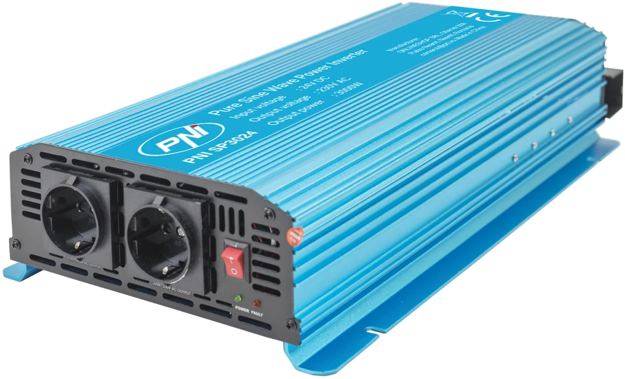 Įtampos keitiklis PNI SP3024 24V maitinimo šaltinis 230V išėjimas 3000W gryna sinusinė banga