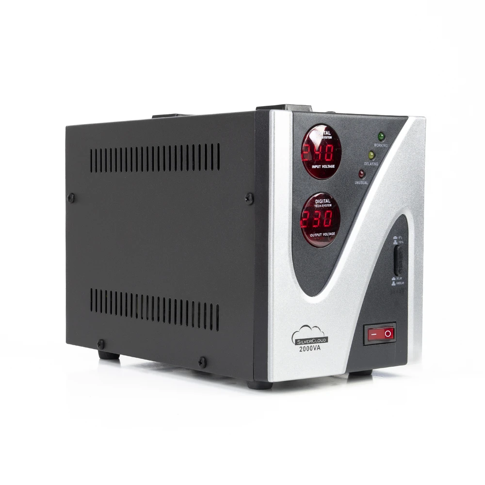 Įtampos stabilizatorius SilverCloud 2000VA 1200W
