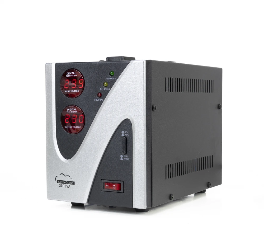 Įtampos stabilizatorius SilverCloud 2000VA 1200W