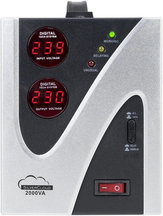 Įtampos stabilizatorius SilverCloud 2000VA 1200W
