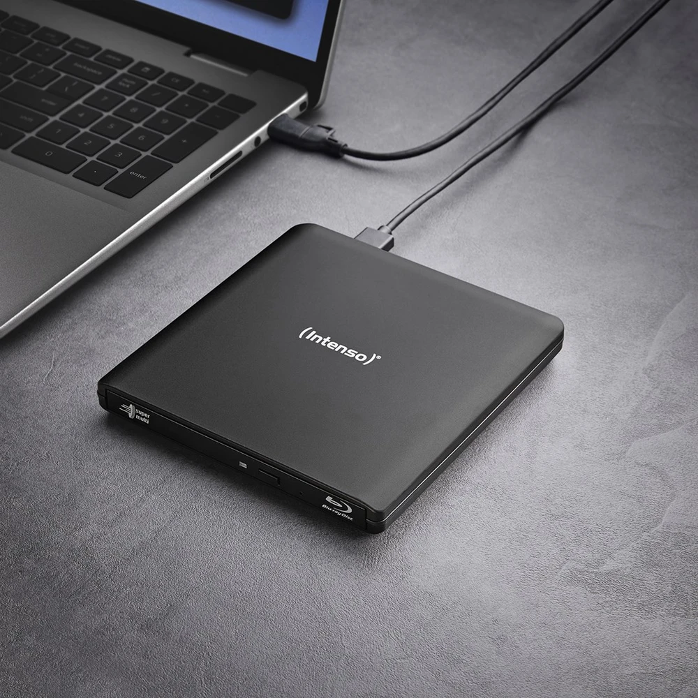 ITN Intenso EOD 500BD Slim optinių diskų įrenginys Blu-Ray ROM Juoda