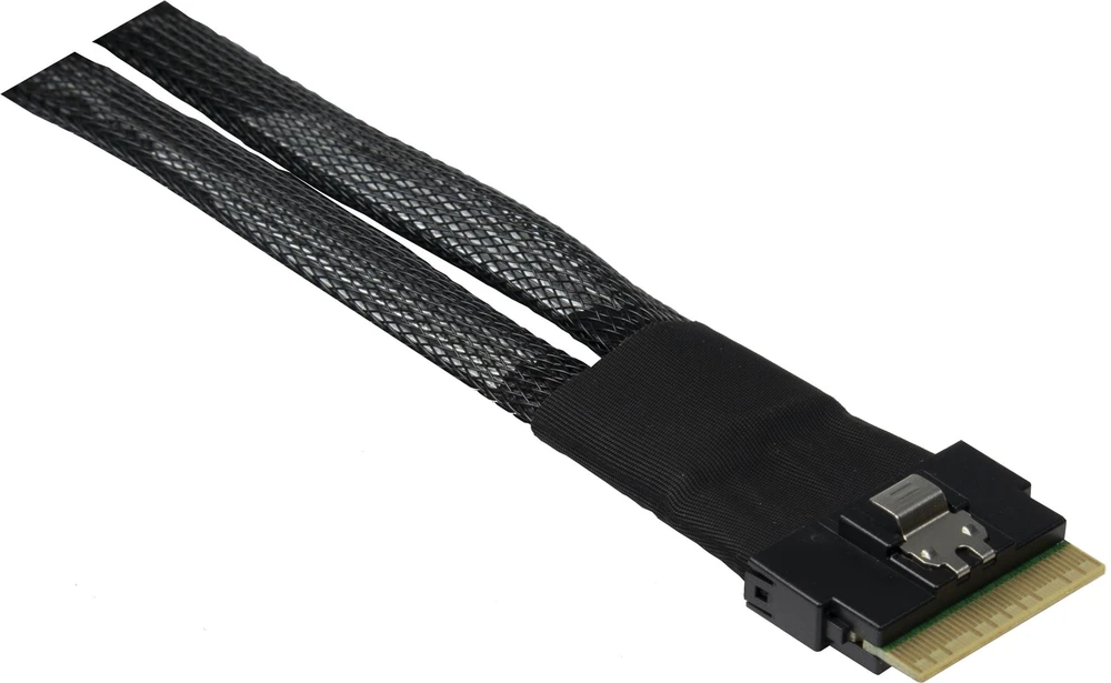 ITT Inter-Tech 88885641 „Serial Attached SCSI“ (SAS) kabelis 0,75 m 24 Gbit/s Juoda