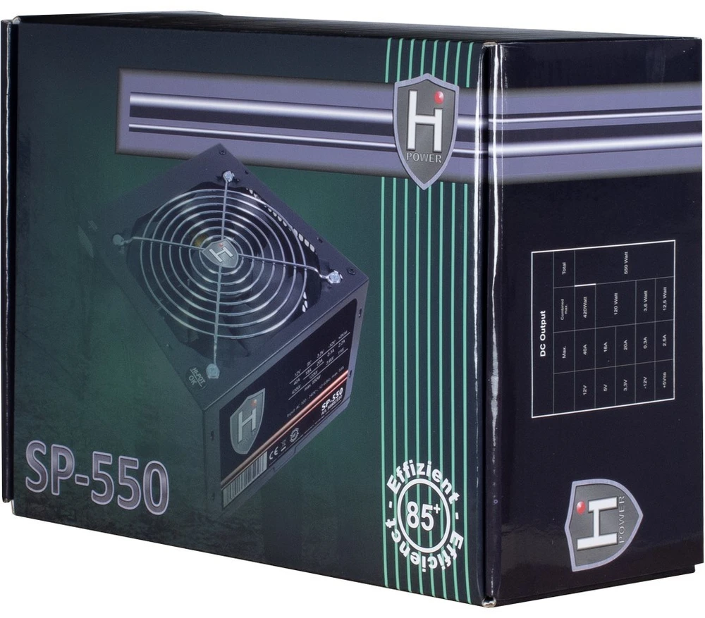 550 W Inter-Tech HIPOWER SP-550