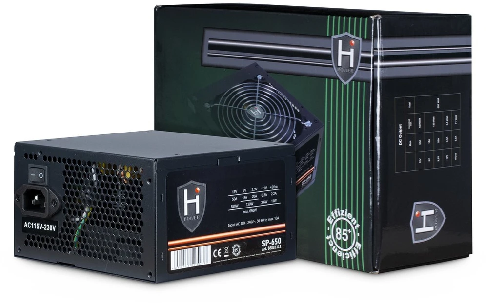 Inter tech PSU HiPower SP-650, 650W BULK