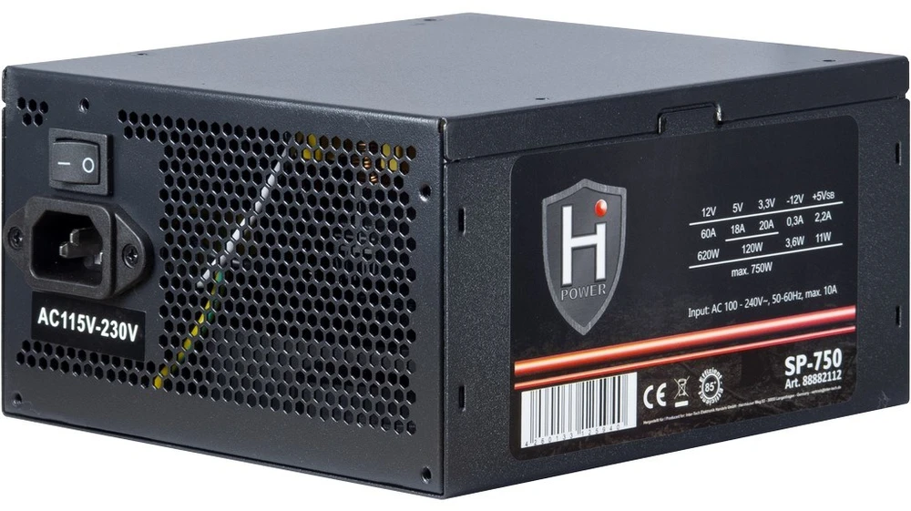 750 W Inter-Tech HIPOWER SP-750