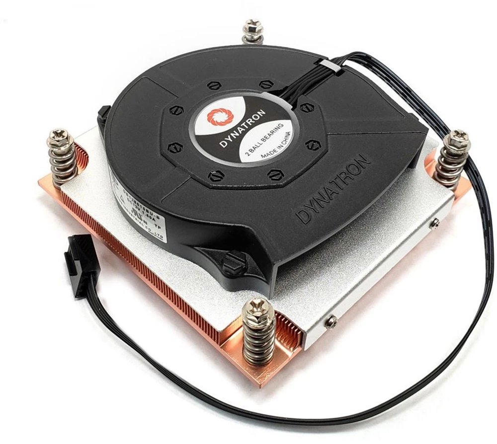 ITT Inter-Tech Q-3 Procesorius Radiatorius 8 cm Juoda, Sidabras 1 vnt
