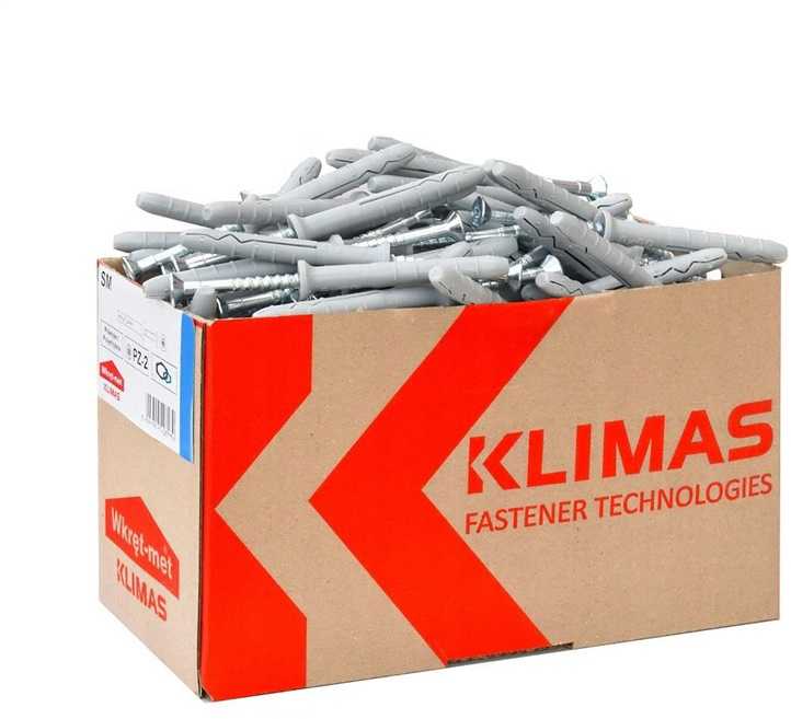 Klimas Įvarai WKRET-MET, universalūs, 6×40 mm, 200 vnt.
