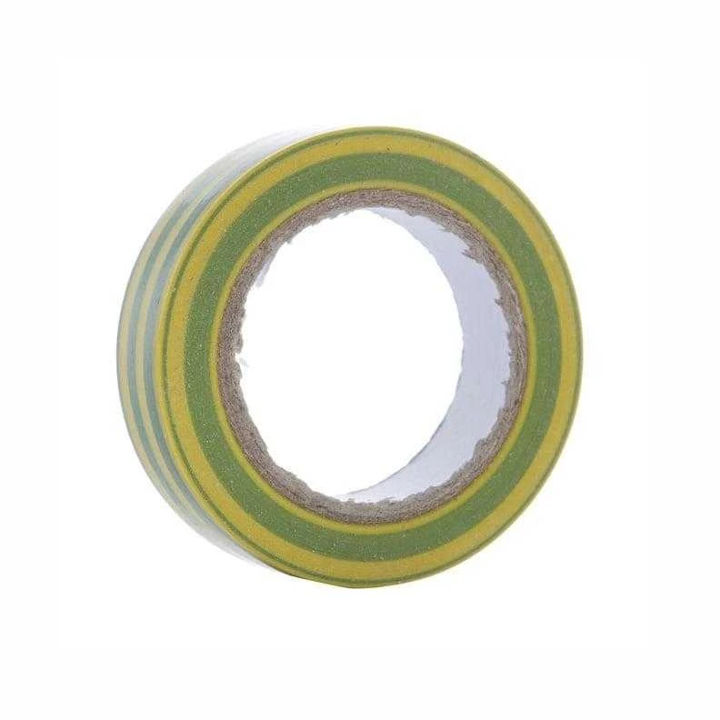 Izoliacinė juosta, Bycom, 0.13 x 15 mm. 10 m. geltona/žalia