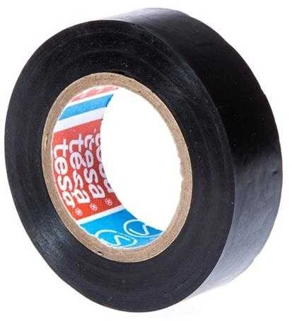 Lipni izoliacinė juosta TESA 10m 15mm PVC - juoda