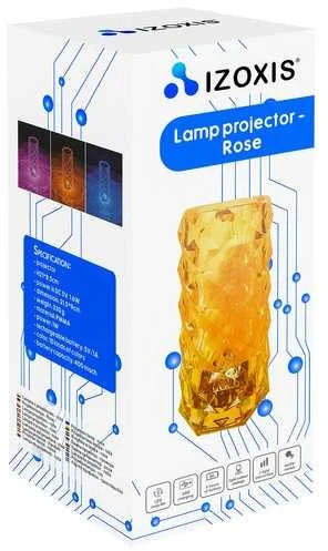 Lempa su projektoriumi - rožė Izoxis 22518