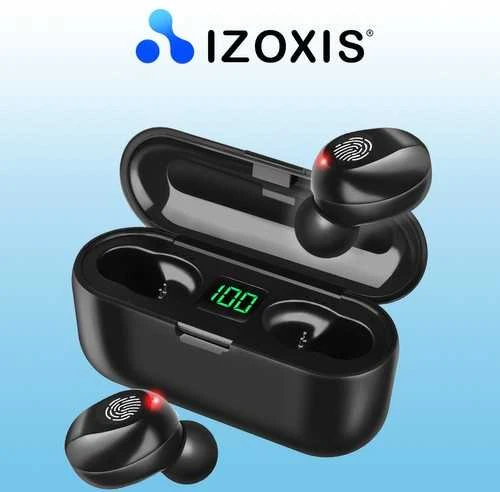 Belaidės ausinės su įkrovimo dėklu Izoxis s16154