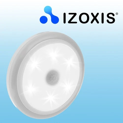 Izoxis LED naktinė lemputė su judesio jutikliu