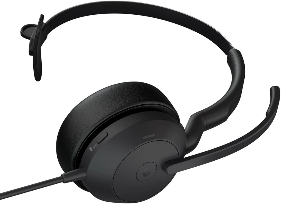 Ausinės Jabra Evolve2 50 Laisvų rankų įranga Vielinis Su lankeliu Biuras / skambučių centras Bluetooth