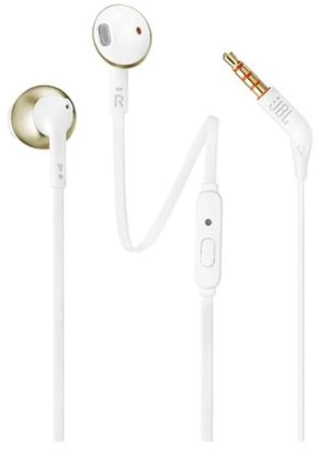 JBL Tune 205 In-Ear Ausinės su laidu Auksinė EU