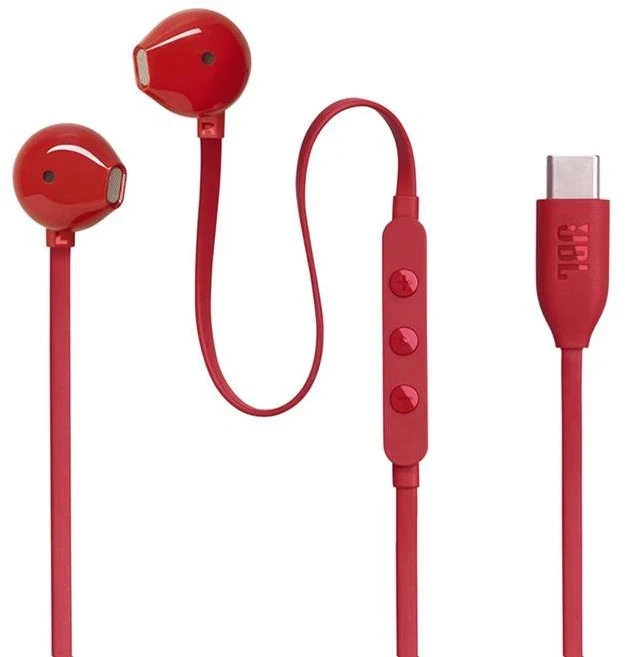 JBL Tune 305C USB-C ausinės, raudonos spalvos