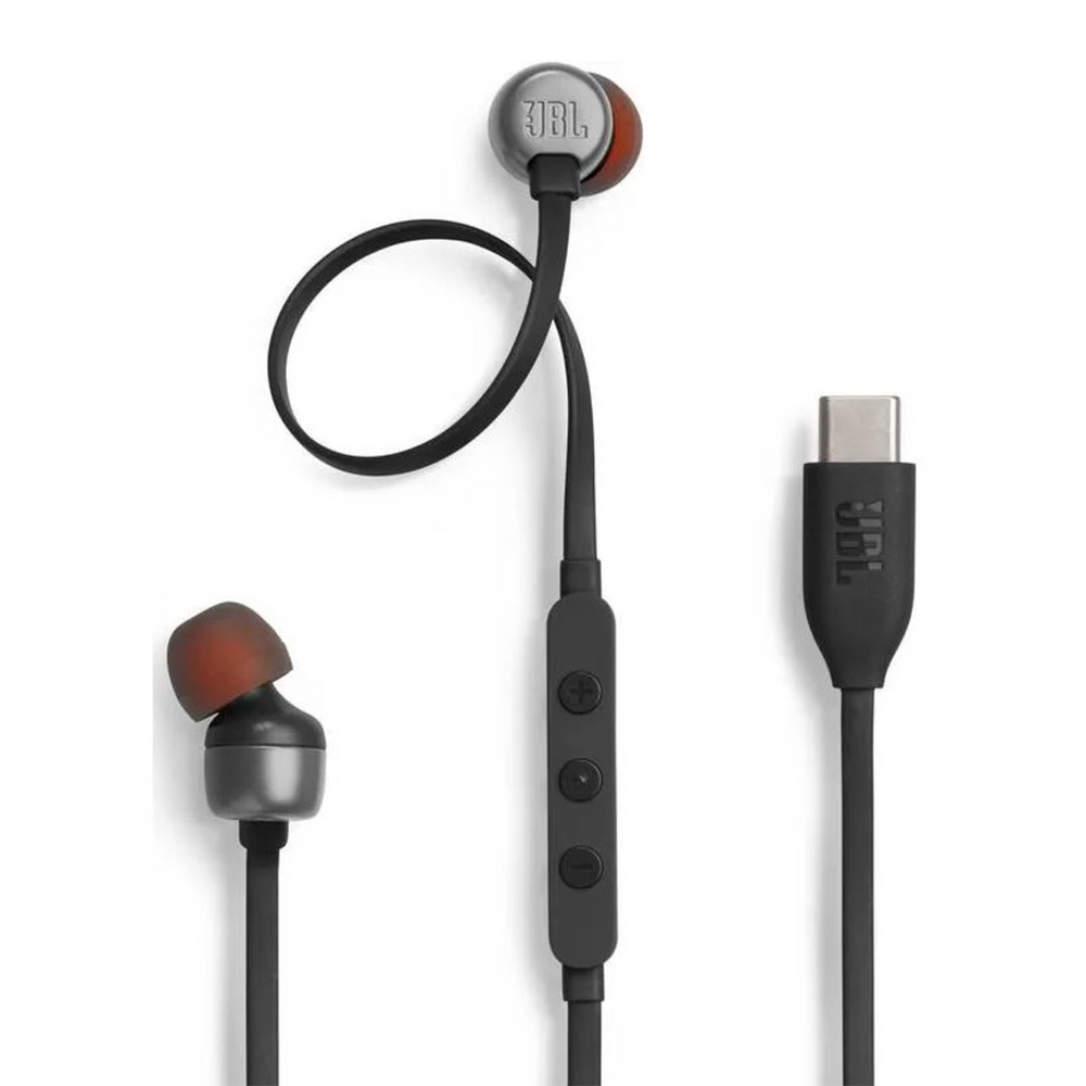 JBL Tune 310C į ausis įdedamos USB-C ausinės, baltos