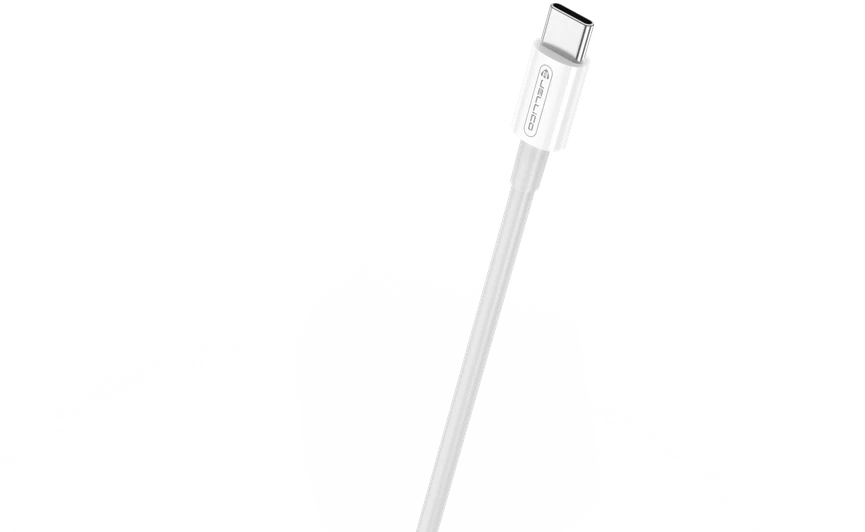 JELLICO kabelis B1 USB-C - USB-C PD 60W 1M Baltas