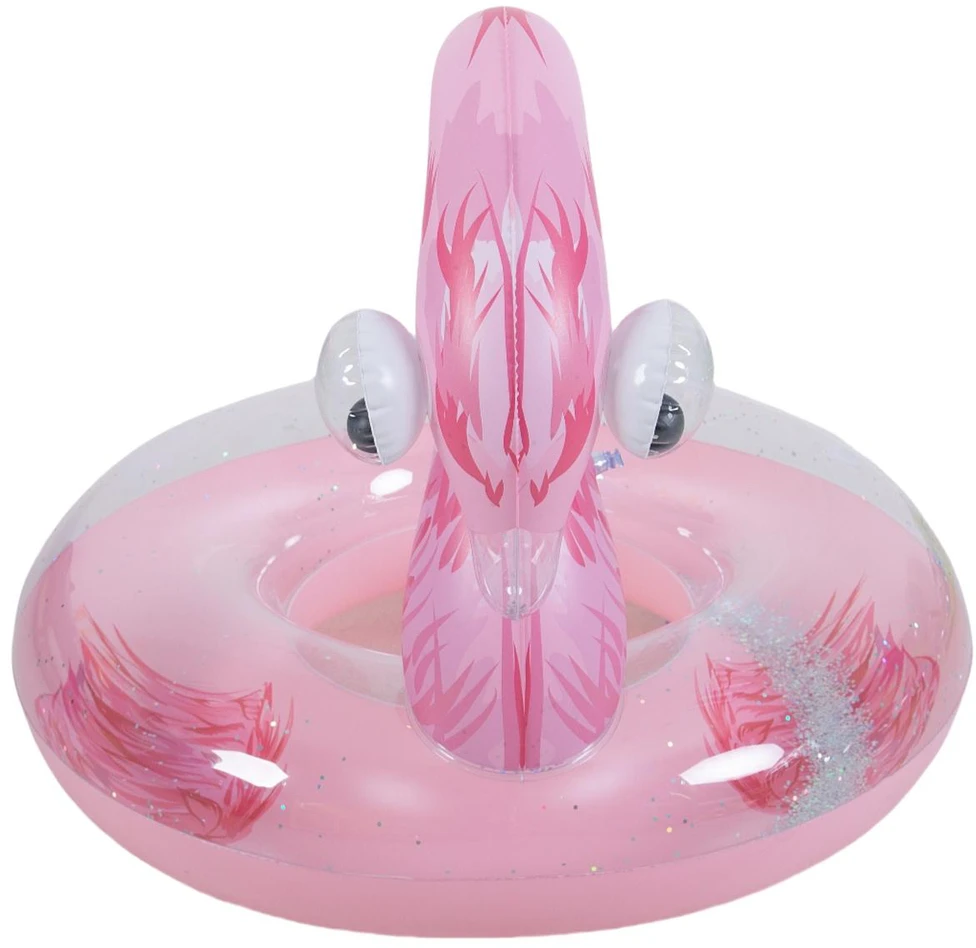 Jilong PLAUSTAS PLŪDURIAVIMUI 76x76CM FLAMINGAS SU BLIZGUČIAIS 35660 627531