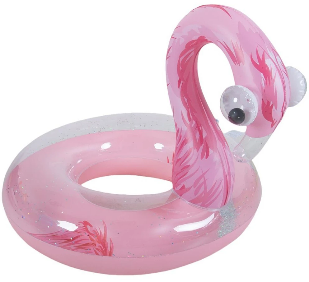 Jilong PLAUSTAS PLŪDURIAVIMUI 76x76CM FLAMINGAS SU BLIZGUČIAIS 35660 627531