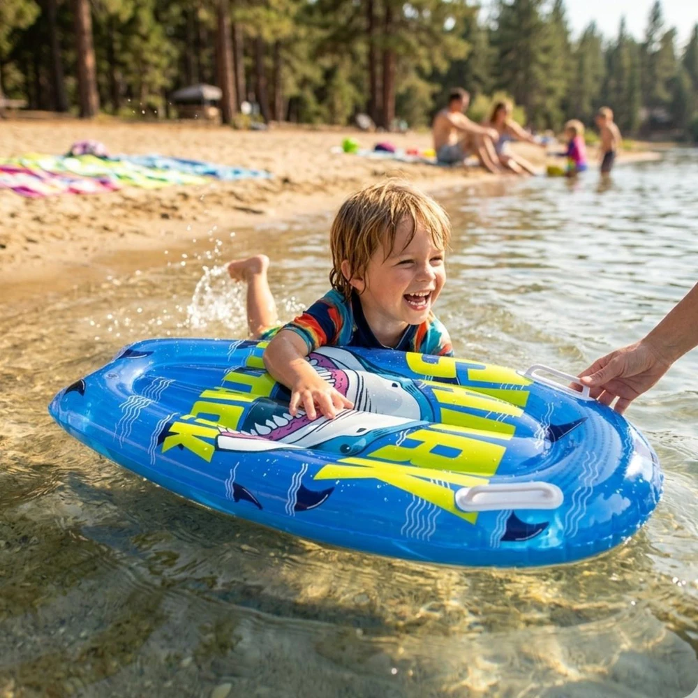 Sunclub Pripučiama plaukimo lenta su ryklio raštu