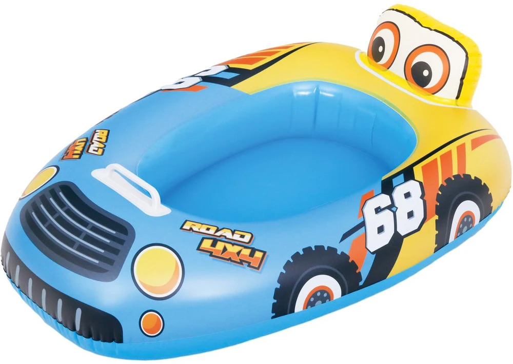 Sunclub Pripučiamas automobilis valtis vaikams 86x60,5 cm