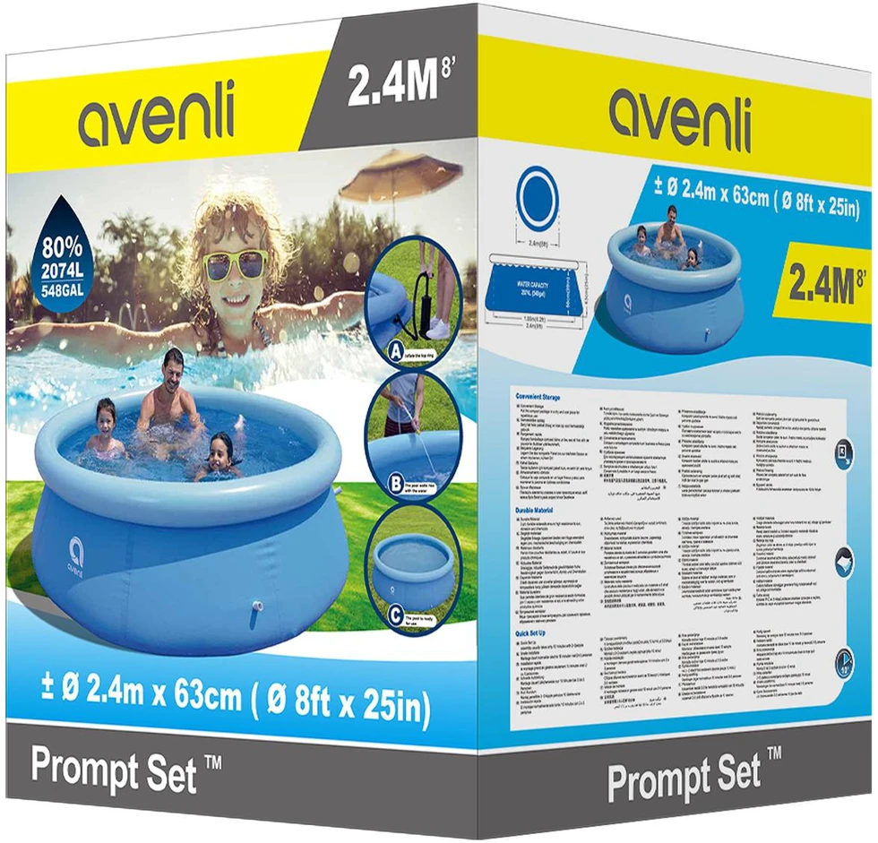 Avenli Pripučiamas baseinas 240cm x 63cm