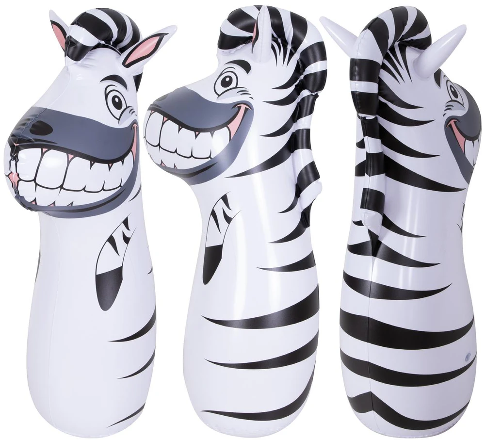 Jilong Pripučiamas bokso maišas Zebra