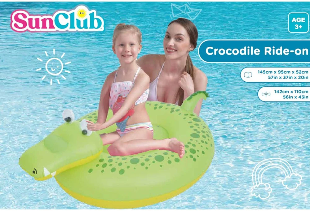 Sunclub Pripučiamas krokodilas vaikams 145 cm